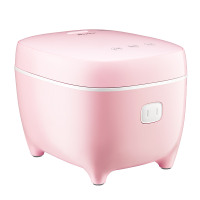 格力(GREE)家用电饭煲 GDF-20X61C 多功能粉色迷你不粘锅内胆24小时预约触摸按键小型电饭煲2L容量2-4人