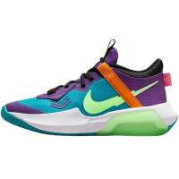 大童 Nike Air Zoom Crossover 防滑减震耐磨 中帮 儿童篮球鞋 紫蓝绿 DC5216-301