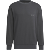 adidas Verbiage Crew Sweatshirt 字母印花宽松运动休闲圆领卫衣 男款 黑色 IS7421