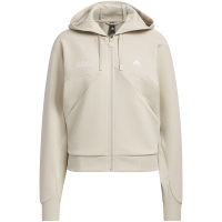 adidas Rco Jacket 字母Logo标识运动休闲连帽夹克外套 女款 浅褐色 IP7094