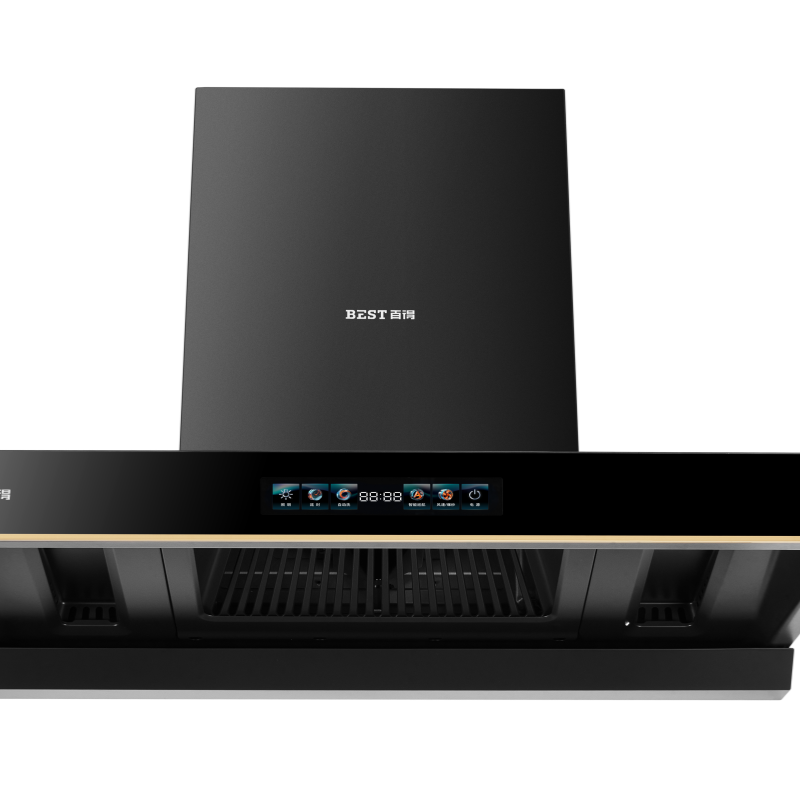 华帝百得(BEST)25立方大吸力油烟机JDC09 直流变频 1100pa 三腔旋吸 挥手智控