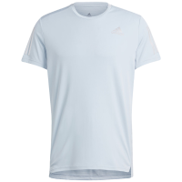 adidas 条纹Logo徽标圆领套头运动短袖T恤 男款 蓝色 IM2531