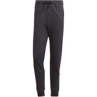 adidas Lounge French Terry Pants 纯色标贴Logo束脚针织运动裤 男款 IQ3411
