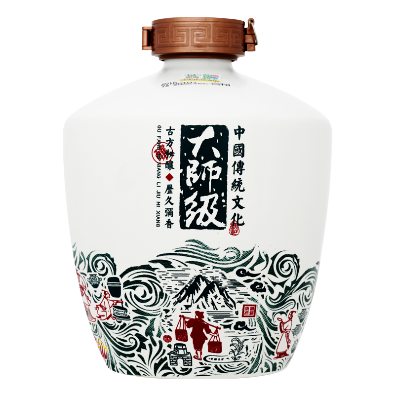 [厂家直营]扳倒井白酒54度1915酒庄封藏定制大师级2.5L浓香型陶坛酒 礼盒装