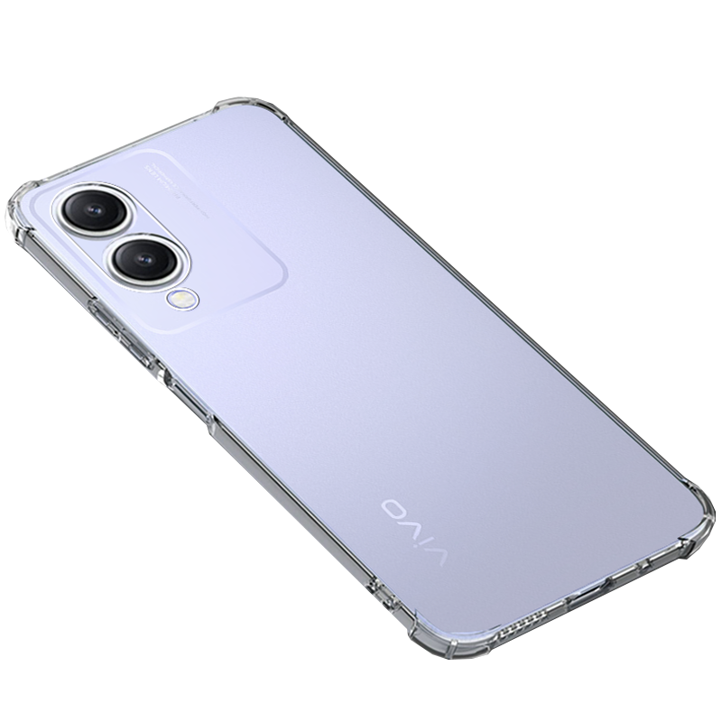 BOEEK vivo Y76S/Y33t手机壳Y32气囊防摔保护壳Y55t/Y32透明软壳y76 S防摔保护套四角防摔壳