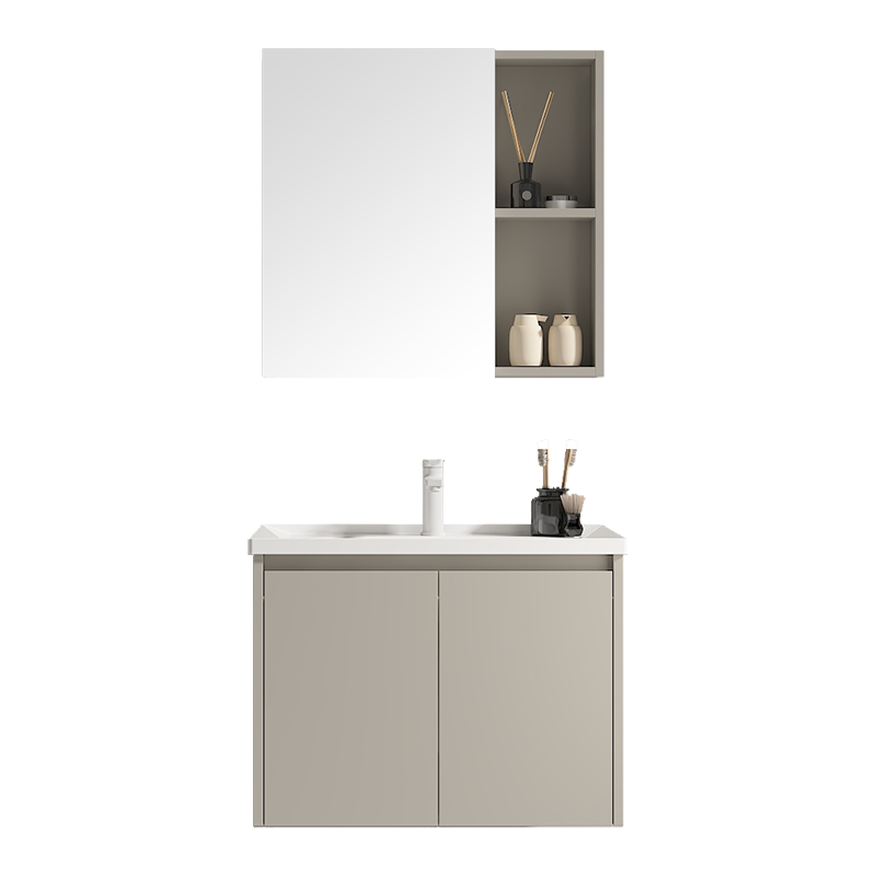 澳斯曼浴室柜组合洗脸盆柜陶瓷一体盆洗漱洗手台盆柜智能镜柜0.7米普通镜柜AS16127T-9