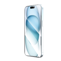 DBUE 苹果15ProMax钢化膜 iPhone15Pro/Plus手机贴膜防摔防指纹高清全屏覆盖全包边保护前贴膜