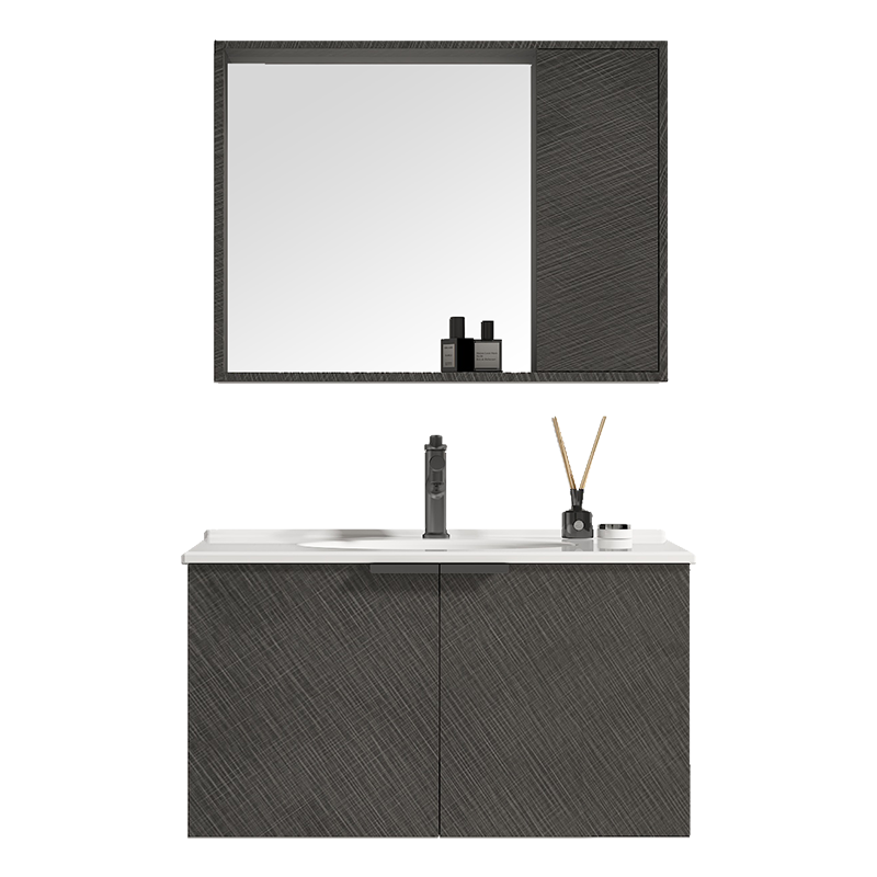 斯曼浴室柜组合陶瓷一体盆卫生间0.9米洗脸盆柜组合卫浴洗手盆一体盆洗漱台AS16019T-5