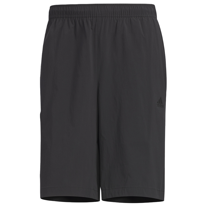 adidas 三条纹运动休闲短裤 男款 黑色 IA8180