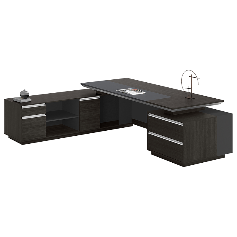 初嘉(CJ)BTZ-13办公桌老板桌总裁桌简约现代主管桌大班台办公室家具2.8米