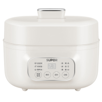 苏泊尔(SUPOR)电炖锅婴儿辅食锅1Lbb煲宝宝熬粥家用多功能[白瓷双胆双盖]BB03