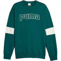 PUMA 字母印花运动休闲套头卫衣 男款 绿色 623427-43