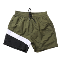 DESMIIT潮牌撞色ins风短裤海边沙滩裤男速干可下水温泉五分游泳裤