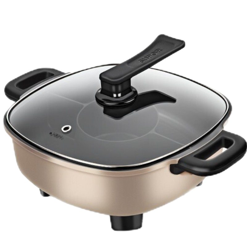 苏泊尔(SUPOR)多用途锅电火锅 家用多功能锅电煮锅电热锅料理锅不粘特色三味火锅大容量6L H3232FK608Y