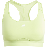 adidas纯色Logo印花运动内衣 女款 绿色 IK0165