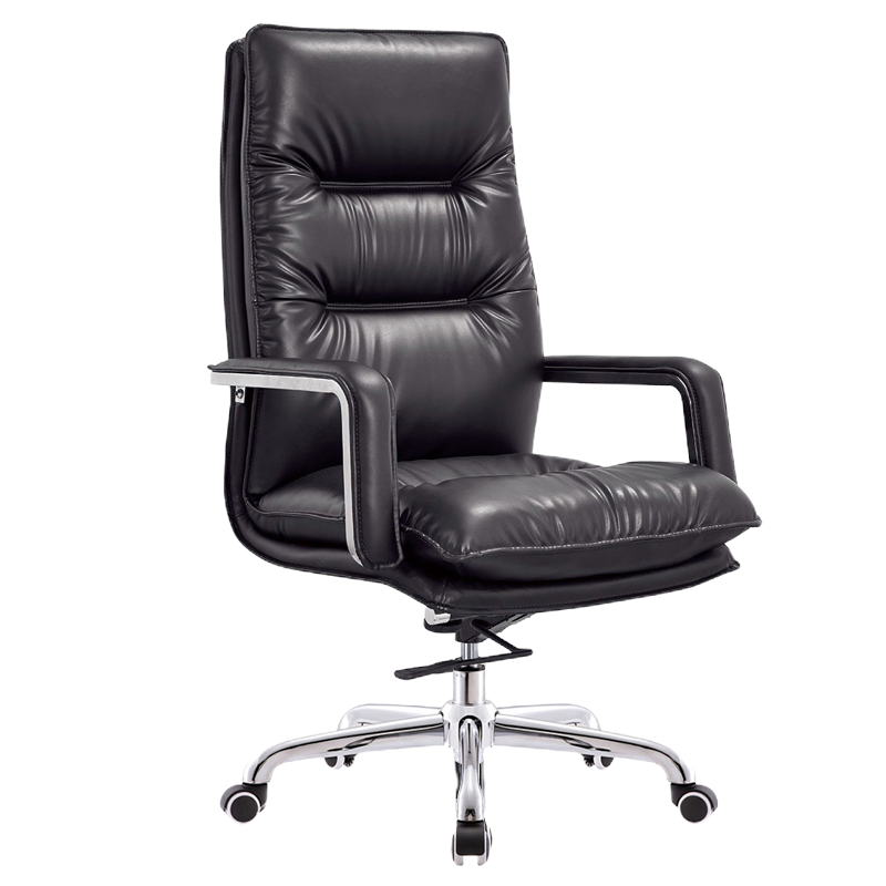 易企采 西皮转椅办公会议椅电脑椅舒适麻将椅书桌椅大班台皮椅家用舒适商务会议椅