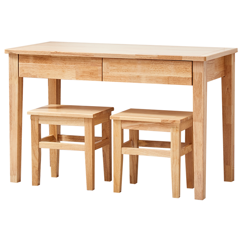 广亿隆胶板办公桌免漆板现代电脑桌板式职员桌