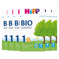 [6盒装 新效期2025年10月后]原装进口德国Hipp喜宝有机婴幼儿奶粉1段宝宝配方奶粉(0-6个月)600g