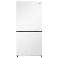 海尔(Haier)460L零距离自由嵌入多门四开门法式电冰箱家用白色一级能效超薄嵌入式底部散热BCD-460WGHFD4