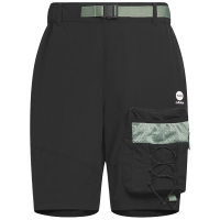 adidas neo City Escape Shorts 拼色立体口袋运动短裤 男款 黑色 IA6863