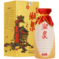 醉仙网 酒鬼酒52度湘泉酒湘聚500ml单瓶礼盒装馥郁香型国产白酒