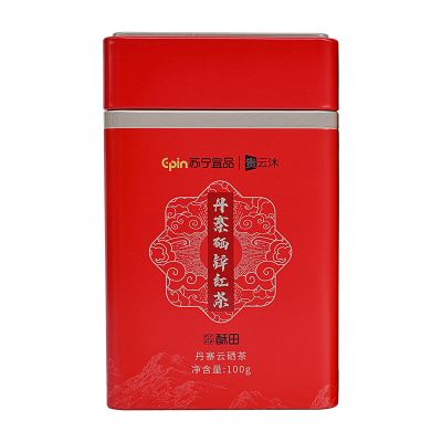 苏宁宜品 酥田2025年明前丹寨硒锌红茶100g耐泡香金豪显露,花果香
