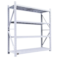 紫萱依韵 货架仓储货架层架仓库货物架子家用金属货架冷轧钢货架承重500公斤 1组