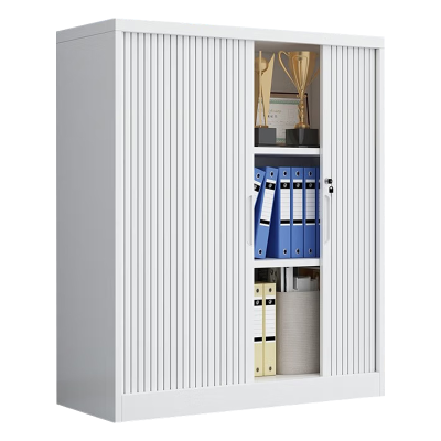 初嘉(CJ)钢制卷门柜文件柜铁皮柜办公柜档案柜资料凭证柜推拉门带锁储物柜 1090高卷门柜