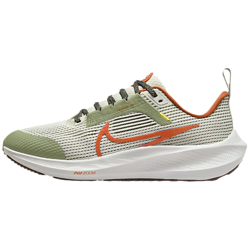 Nike Air Zoom Pegasus 40 舒适 耐磨轻便 低帮 跑步鞋 男女同款 白绿色 FV3645-381