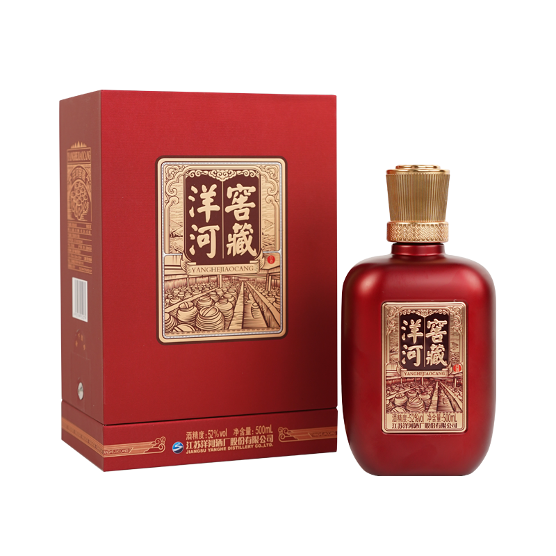 洋河窖藏52度500mL 洋河官方旗舰店 浓香型白酒