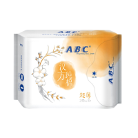 ABC日用超薄汉方纯棉卫生巾240mm*8片*6包 (48片)H13