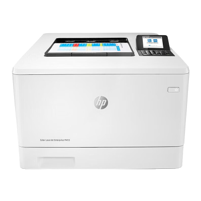 惠普(HP)M455dn A4彩色激光高速单功能打印机 自动双面打印 有线连接局域网连接打印企业商用办公打印机