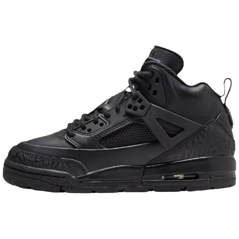 耐克 舒适运动 防滑耐磨 中帮 复古篮球鞋 男款 黑色FD4653-001