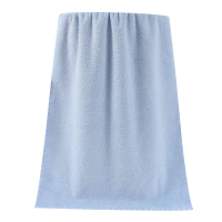 紫萱依韵 珊瑚绒 强力吸水 毛巾35*75cm 1条(豆青色)