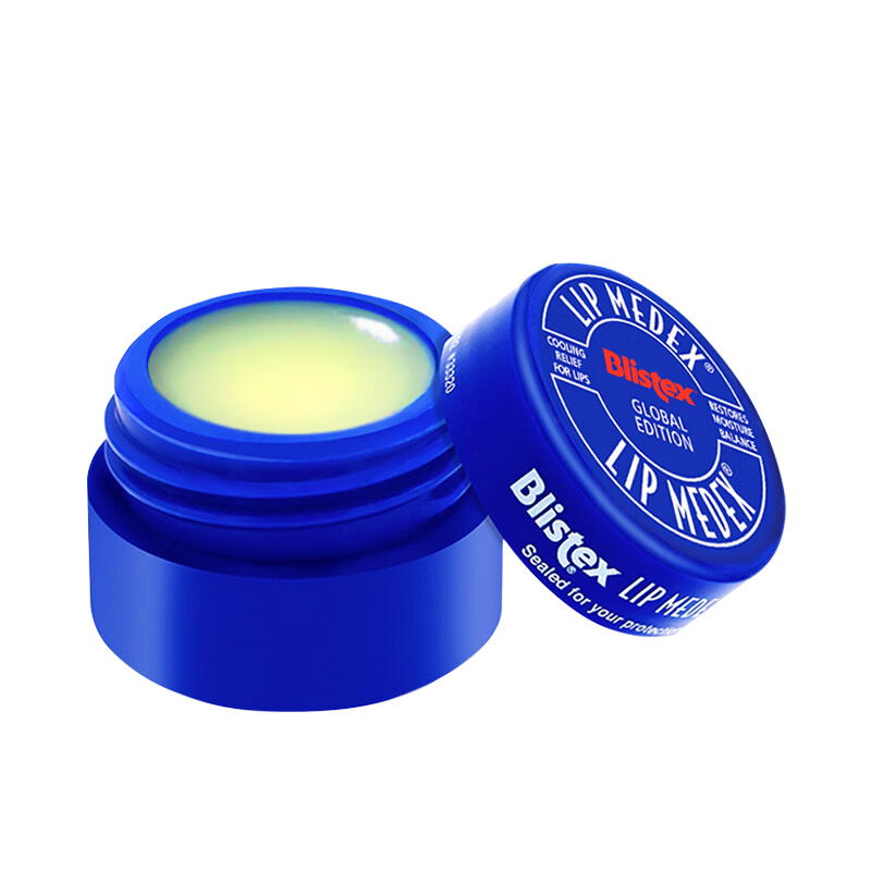 百蕾适润唇膏碧唇小蓝罐7gX2罐保湿补水防干裂2件装