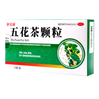 新峰药业 五花茶颗粒 10g*6袋/盒 用于湿热蕴积肌肤所致湿疹