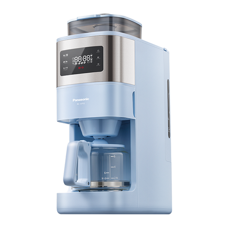 松下(Panasonic) 美式咖啡机全自动研磨一体机家用智能保温豆粉两用研磨机 NC-A702