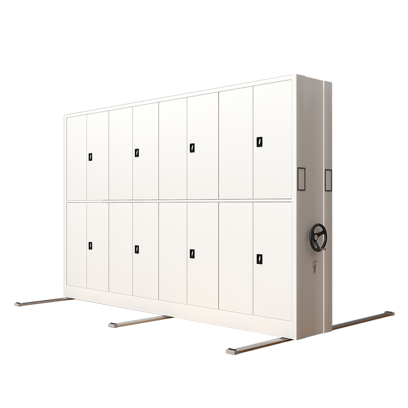 TOPTZY 手摇密集架移动档案柜钢制轨道密集柜 一列4组