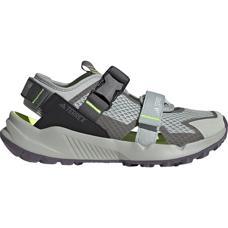 adidas Terrex Hydroterra AT 防滑 耐磨 运动凉鞋 男女同款 灰黑 IF7598