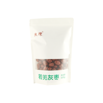 煦璨 新疆特产干货若羌灰枣500g*1袋吊干枣红枣搭银耳桂圆年货特产[新老包装随机发货]