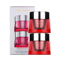 雅诗兰黛(Estee Lauder) 红石榴日晚面霜套装两件套(日霜50ml+晚霜50ml) 2件套特润护肤套盒