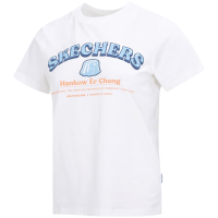 斯凯奇(SKECHERS) 女士T恤女短袖上衣2023年夏汉口二厂联名 L223W026-0019