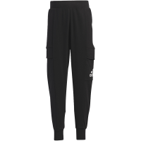 adidas 童装 品牌Logo印花透气运动休闲裤 男童女童 黑色 IA8211