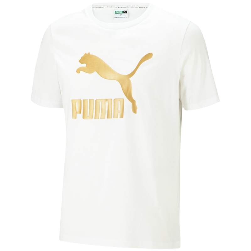 彪马 PUMA 男子纯棉透气运动休闲圆领短袖T恤 621559-02