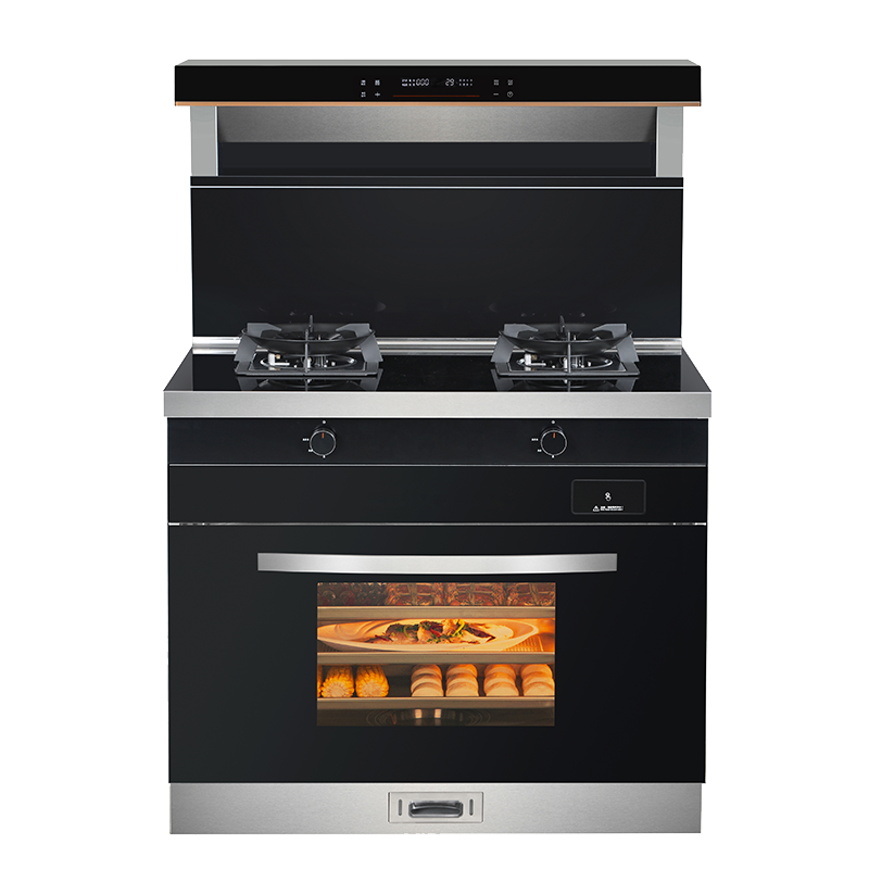 康隆集成灶JJZT/Y-G3 蒸烤消一体款 大容量家用集成式燃气灶油烟机 气源可选 烹饪中心