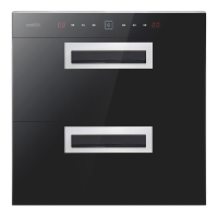 约克家立方 家用嵌入式消毒柜ZTD90-1531B 家用二星级高温碗柜 90L大容量