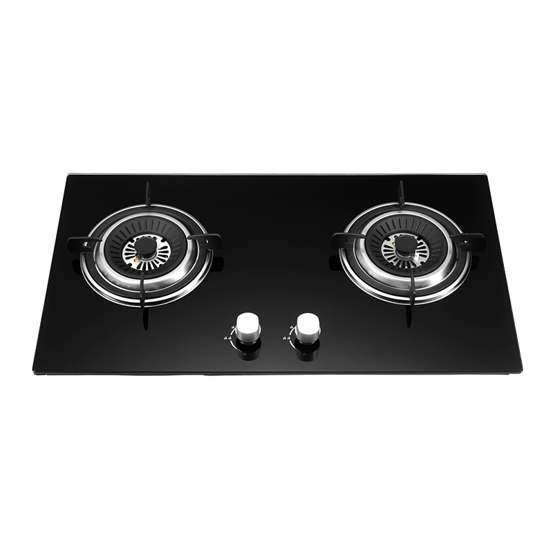 约克家立方燃气灶黑晶钢化玻璃面板燃气灶 JZY/T-YK-ZJ8大火力一级能效灶具 台嵌两用燃气灶煤气灶