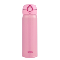 膳魔師(THERMOS) 保温杯男女不锈钢水杯子大容量保冷防漏弹盖学生情侣杯JNL系列 粉色500ml