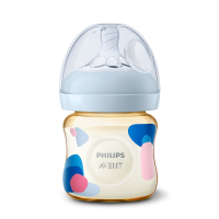 飞利浦新安怡 艺术启蒙彩绘PPSU奶瓶宽口径4oz/125ml SCF581/01