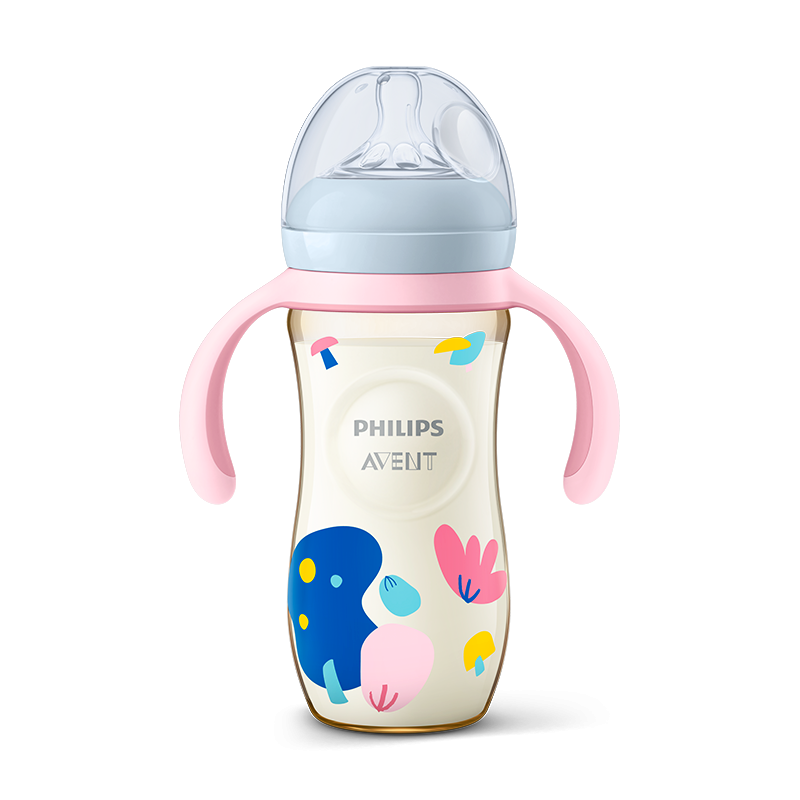 飞利浦新安怡 艺术启蒙彩绘宽口径PPSU奶瓶11oz/330ml SCF583/01